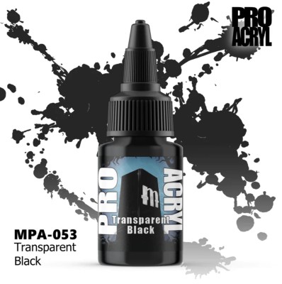 MONUMENT MPA-053 Pro Acryl: Transparent Black (22ml)