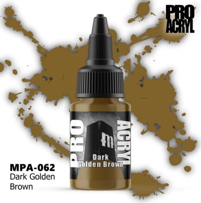 MONUMENT MPA-062 Pro Acryl: Dark Golden Brown (22ml)