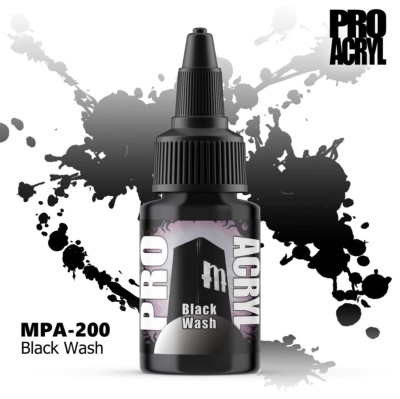 MONUMENT MPA-200 Pro Acryl: Black Wash (22ml)