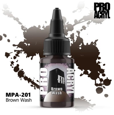 MONUMENT MPA-201 Pro Acryl: Brown Wash (22ml) 