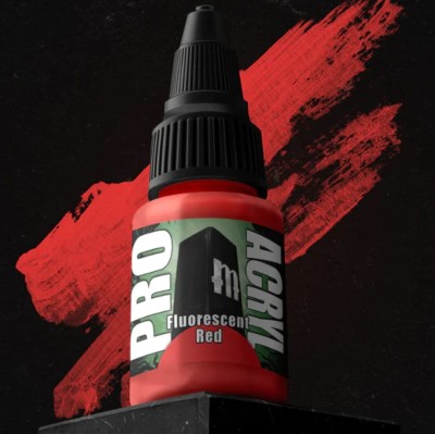 MONUMENT MPA-F01 Pro Acryl: Fluorescent Red (22ml)