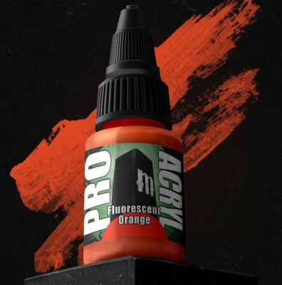 MONUMENT MPA-F02 Pro Acryl: Fluorescent Orange (22ml)