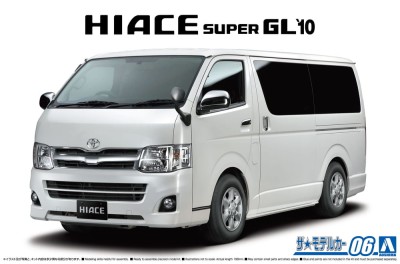 AOSHIMA 06138 1:24 Toyota TRH200V Hiace Super GL'10