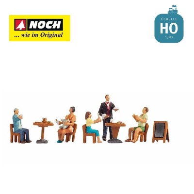 NOCH 15838 1:87 H0 FIGURKI Restaurant (w restauracji)