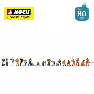 NOCH 16111 1:87 H0 FIGURKI XL SET At Work (w pracy)