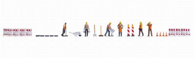NOCH 16262 1:87 H0 FIGURKI XL SET Roadworks (prace drogowe)