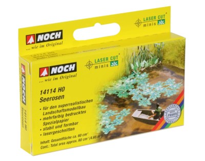 NOCH 14114 1:87 H0 LASER CUT Minis - Lotus Flower SET (kwiat lotosu)