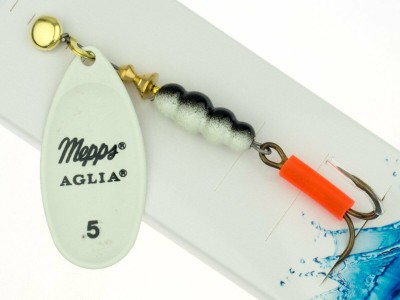 BŁYSTKA MEPPS AGLIA FLUO PHOSPHO nr5 (13g) (fluo biała) #720683