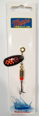 BŁYSTKA MEPPS BLACK FURY czarny / czerwone kropki nr3 (6,5g) #724186