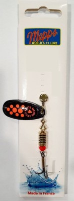 BŁYSTKA MEPPS BLACK FURY czarny / czerwone kropki nr4 (8g) #724193