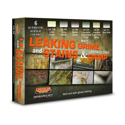 LIFECOLOR CS39 Leaking & Stains [PAINT SET]