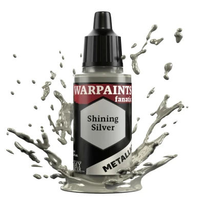 ARMY PAINTER WP3191 Warpaints FANATIC Metallic: Shining Silver 18ml
