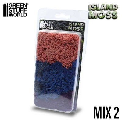 GSW 9326 Islandmoss - Blue Violet and Light Pink Mix (Mech dekoracyjny)