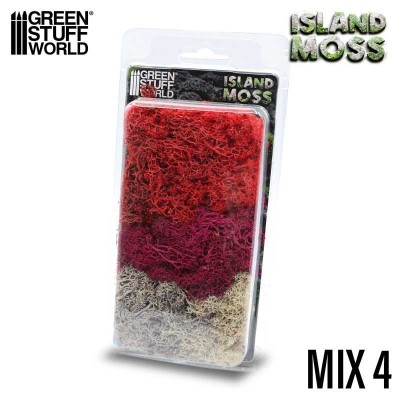 GSW 9328 Islandmoss - Red Fuchsia and Grey Mix (Mech dekoracyjny)