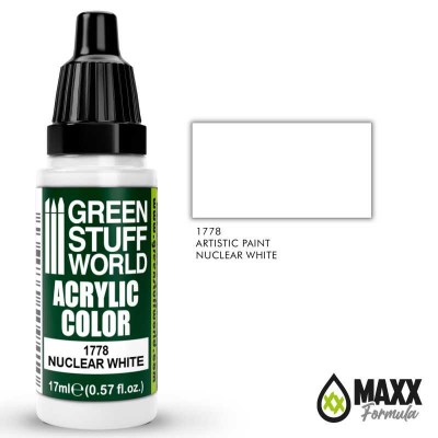 GSW 1778 Acrylic Color MAXX FORMULA - NUCLEAR WHITE 17ml