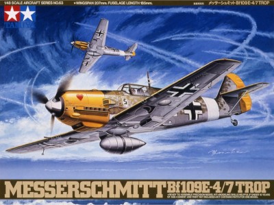 TAMIYA 61063 1:48 Messerschmitt Bf 109 E-4/7 Trop