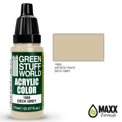 GSW 1885 Acrylic Color MAXX FORMULA - DECK GREY 17ml