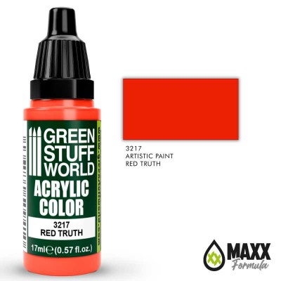 GSW 3217 Acrylic Color MAXX FORMULA - RED TRUTH 17ml