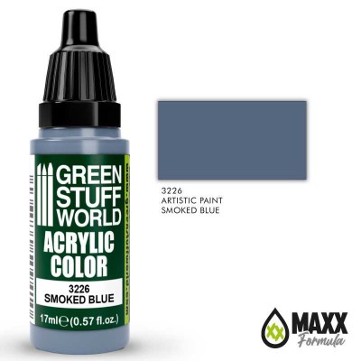 GSW 3226 Acrylic Color MAXX FORMULA - SMOKED BLUE 17ml