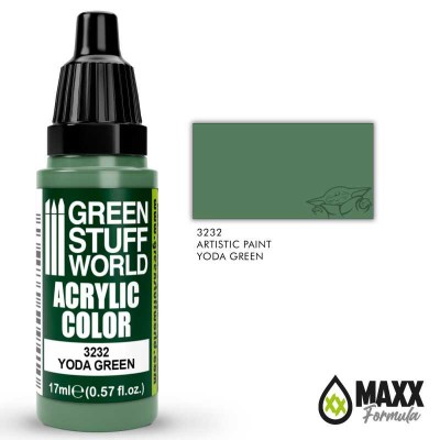 GSW 3232 Acrylic Color MAXX FORMULA - YODA GREEN 17ml