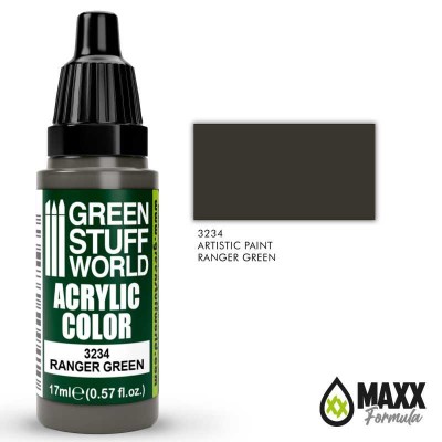 GSW 3234 Acrylic Color MAXX FORMULA - RANGER GREEN 17ml