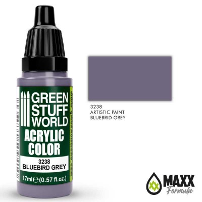 GSW 3238 Acrylic Color MAXX FORMULA - BLUEBIRD GREY 17ml