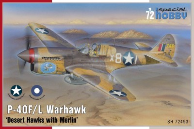 SPECIAL HOBBY 72493 1:72 P-40F/L Warhawk 'Desert Hawks With Merlin'