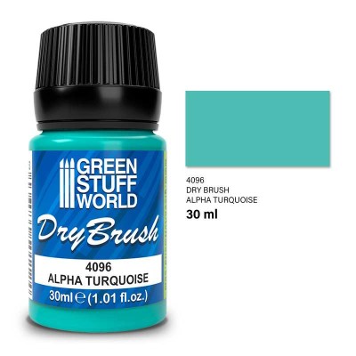 GSW 4096 Dry Brush PAINT - ALPHA TURQUOISE 30ml