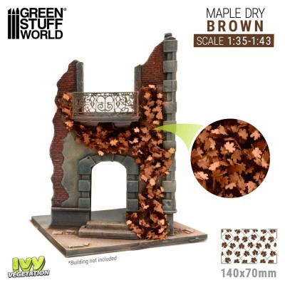 GSW 4644 Ivy Foliage - Brown Maple - Large // klon (ultrarealistyczne liście) 