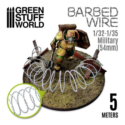 GSW 9102 simulated BARBED WIRE - 1/32-1/35 (54mm) (drut kolczasty)