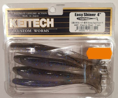 KEITECH EASY SHINER 4"(10cm) #440 Electric Shad (op. 7szt)