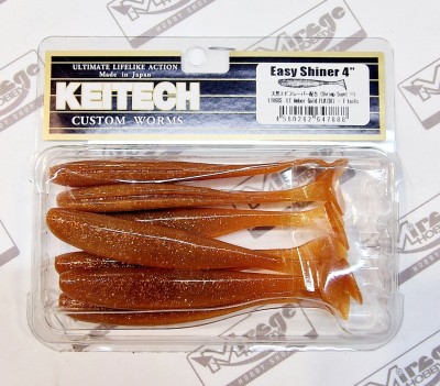 KEITECH EASY SHINER 4"(10cm) LT#68S LT Amber Gold FLK(DI) (op. 7szt) 