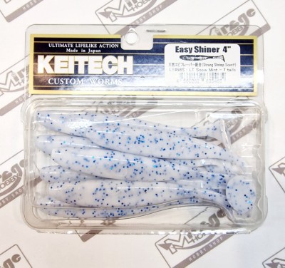 KEITECH EASY SHINER 4"(10cm) LT#58S LT Snow Mint (op. 7szt)