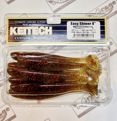 KEITECH EASY SHINER 4"(10cm) LT#14 Motoroil Red Flake (op. 7szt)