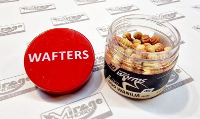 DUMBELLS MATCH PRO WORMS 3D WAFTER 8mm DUO VANILLE (wanilia) (opak. 20g)