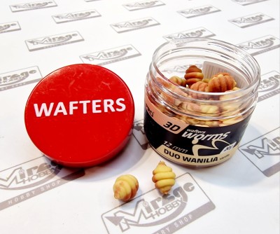 DUMBELLS MATCH PRO WORMS 3D WAFTER 12mm DUO VANILLE (wanilia) (opak. 20g)