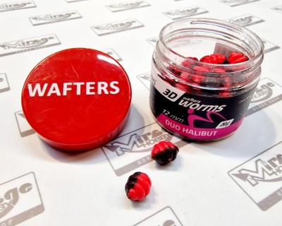 DUMBELLS MATCH PRO WORMS 3D WAFTER 12mm DUO HALIBUT (opak. 20g)