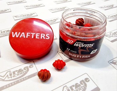 DUMBELLS MATCH PRO WORMS 3D WAFTER 12mm DUO F1 FISH (opak. 20g)