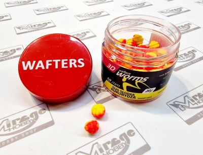 DUMBELLS MATCH PRO WORMS 3D WAFTER 10mm DUO SWEETCORN (kukurydza) (opak. 20g)