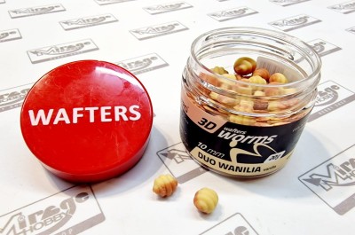 DUMBELLS MATCH PRO WORMS 3D WAFTER 10mm DUO VANILLE (wanilia) (opak. 20g)