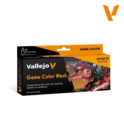 VALLEJO 72190 Game Color Wash [PAINT SET]