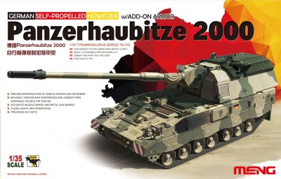 MENG TS019 1:35 German SP Howitzer Panzerhaubitze 2000 w/ADD-ON Armor