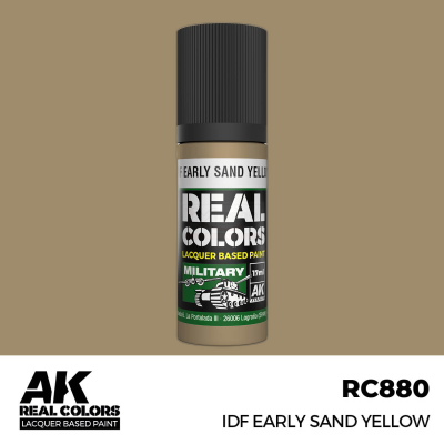 AK RC880 REAL COLORS IDF Early Sand Yellow 17ml (lacquer paint)