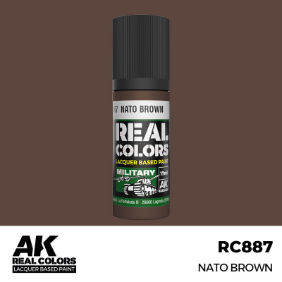 AK RC887 REAL COLORS NATO Brown 17ml (lacquer paint)