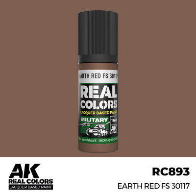 AK RC893 REAL COLORS Earth Red FS 30117 17ml (lacquer paint)