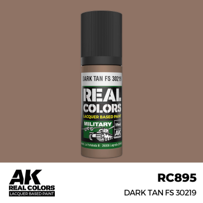 AK RC895 REAL COLORS Dark Tan FS 30219 17ml (lacquer paint)