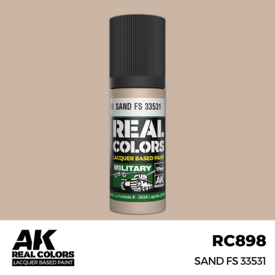 AK RC898 REAL COLORS Sand FS 33531 17ml (lacquer paint)