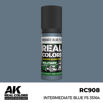 AK RC908 REAL COLORS Intermediate Blue FS 35164 17ml (lacquer paint)
