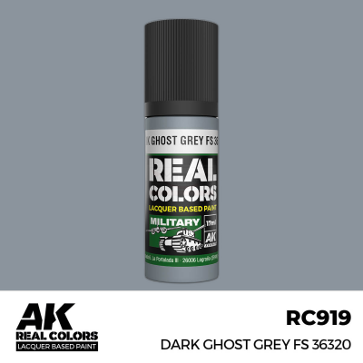 AK RC919 REAL COLORS Dark Ghost Grey FS 36320 17ml (lacquer paint)