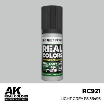 AK RC921 REAL COLORS Light Grey FS 36495 17ml (lacquer paint)